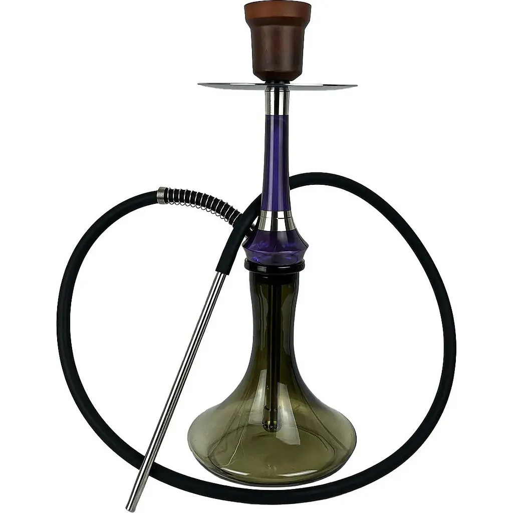 Кальян Totem Hookah Monolit Optima Violet Space Craft Brown - фото 2