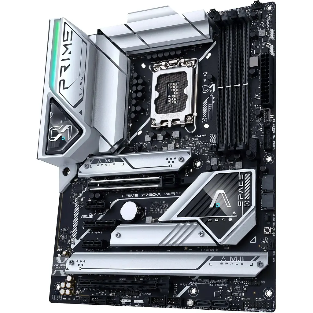 Материнська плата Asus Prime Z790-A WIFI s1700 Z790 4xDDR5 M.2 HDMI DP Wi-Fi BT ATX білий - фото 4