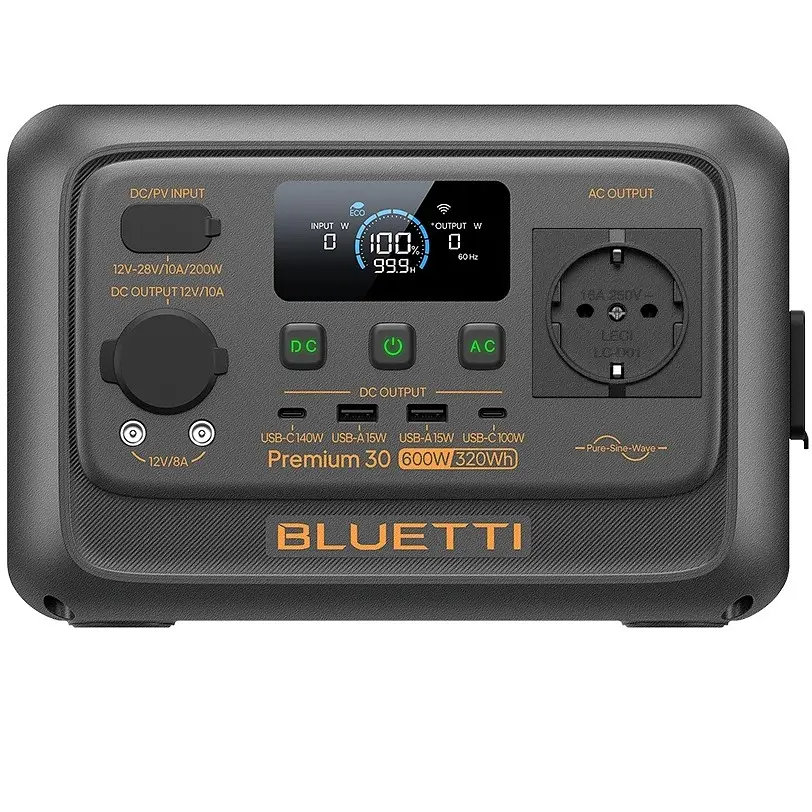Зарядна станція Bluetti Premium 30 V2, 600W, 320Wh - фото 6