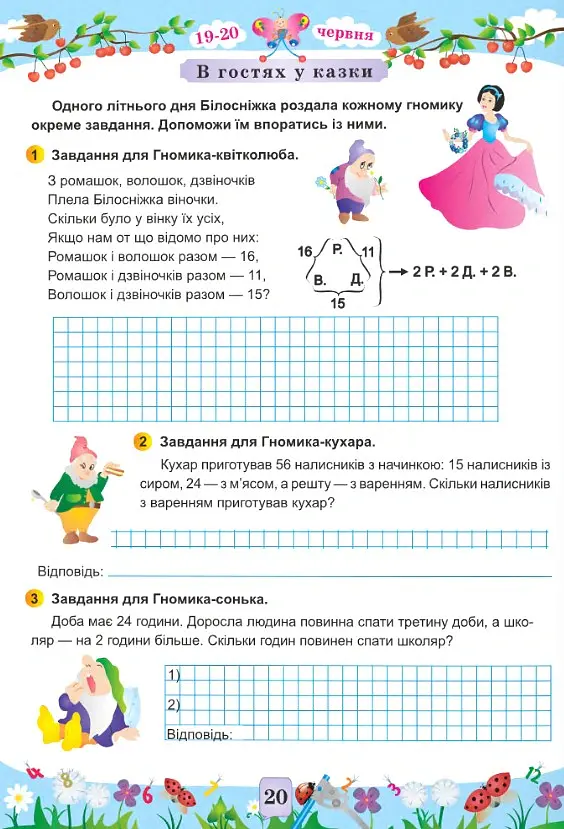 Математика. Літній зошит. З 2 в 3-й клас - Світлана Цибульська - фото 6