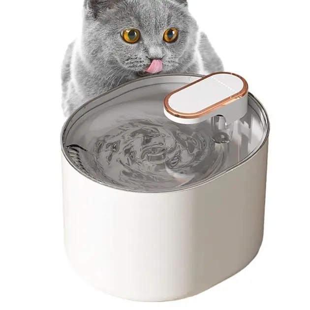 Автоматична напувалка для тварин 3л фонтан для котів та собак Pet water dispenser UKC білий - фото 2