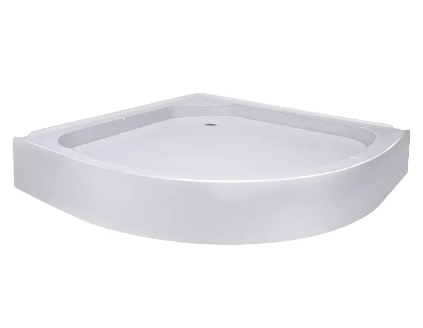 Набір Lidz Душова кабіна Latwa SC80x80.SAT.LOW.GR, напівкругла, скло тоноване 4 мм + Душовий піддон Kapielka ST80x80x15 - фото 10