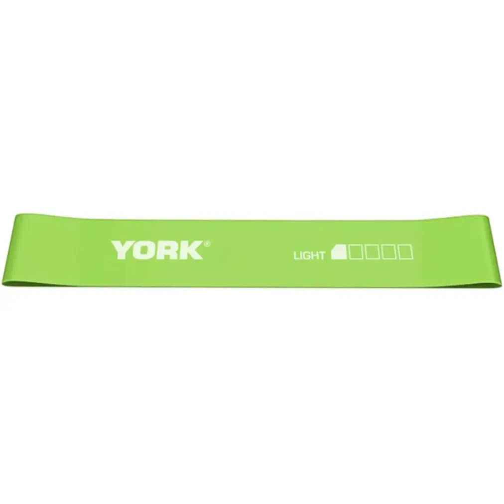 Резинка для фітнесу York Fitness Light, зелений - фото 2