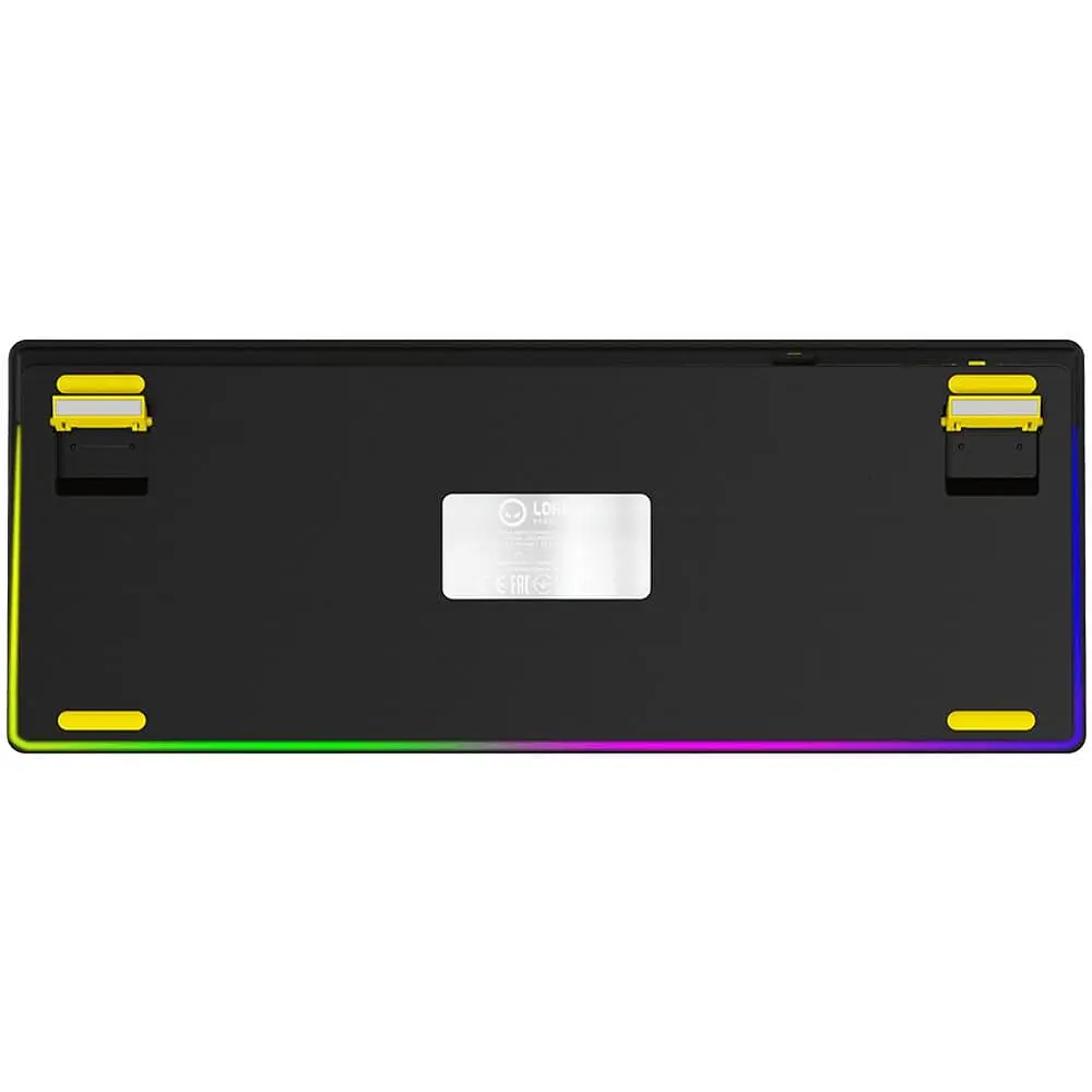 Клавіатура Lorgar KBP70TKLW Pro Wireless TKL EN/UA Black Yellow (LRG-KBP70TKLW-YL-US) - фото 8
