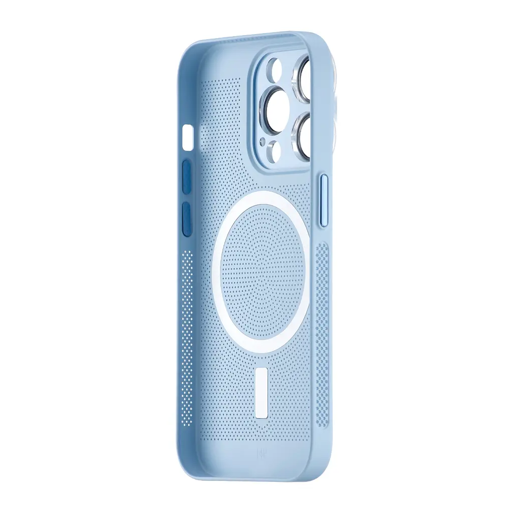Чохол Perfomed with MagSafe Protected Camera iPhone 14 Pro Light Blue - фото 3