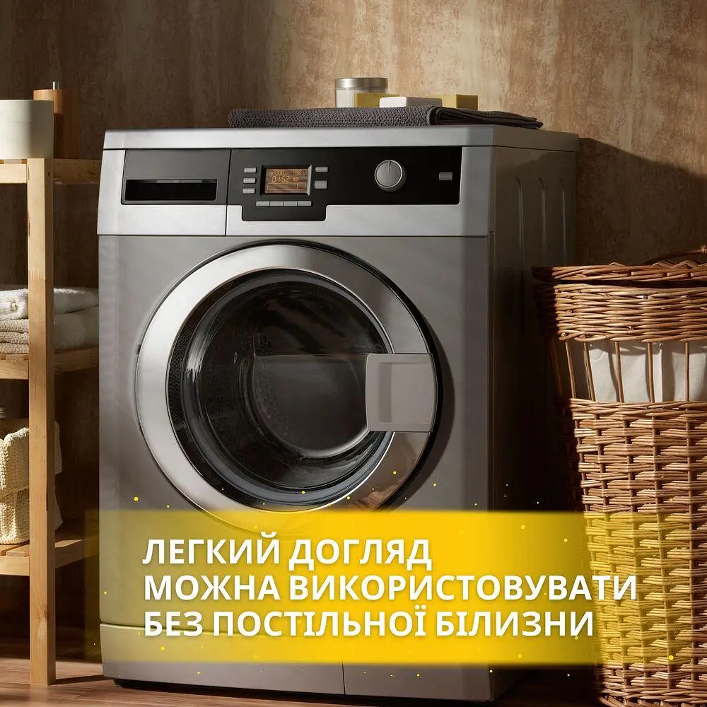 Набір Ideia ManMaker ковдра 200х220 + 2 подушки 50х70 сірий + маска для сну 8-35824 - фото 7
