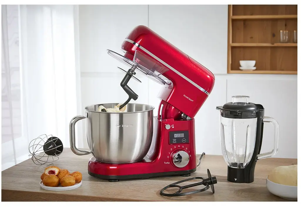 Кухонный комбайн 3в1 Silver Crest SKMW 900 A1 миксер тестомиксер блендер silver - фото 6