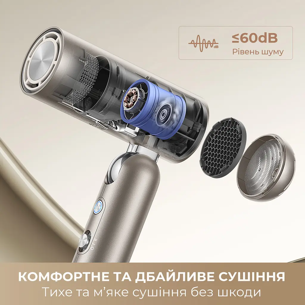 Фен-стайлер Dreame Pocket Titanium AHD51-TI - фото 3