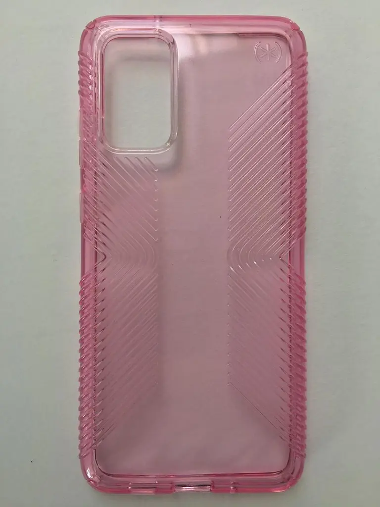 Чохол прозорий протиударний Speck Presidio Perfect Clear Grip Samsung Galaxy S20 Plus (6.7") Pink - фото 4