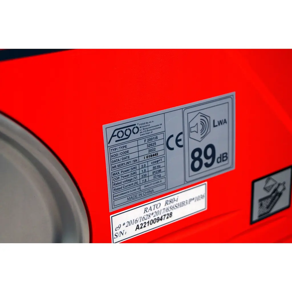 Інверторний бензиновий генератор Fogo F2001iS EU [158643] - фото 11