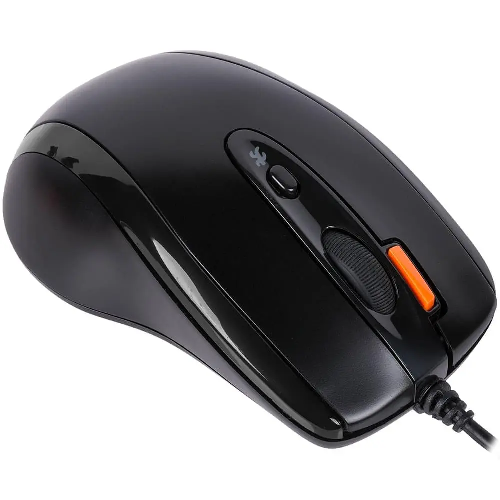 Миша A4Tech N-70FX-1 USB Black (N-70FX-1 (Black)) - фото 3