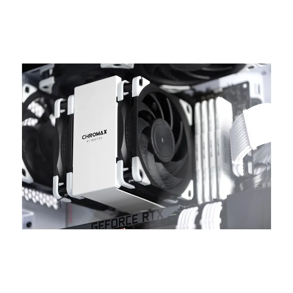 Кулер до корпусу Noctua REDUX (NF-A12x25 PWM CHROMAX. BLACK. SWAP) - фото 5