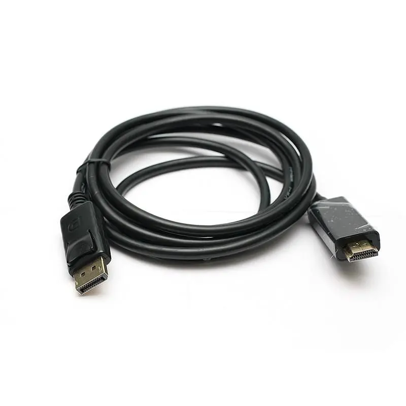 Кабель PowerPlant DisplayPort-HDMI, 1.8м, Black (KD00AS1237) - фото 2