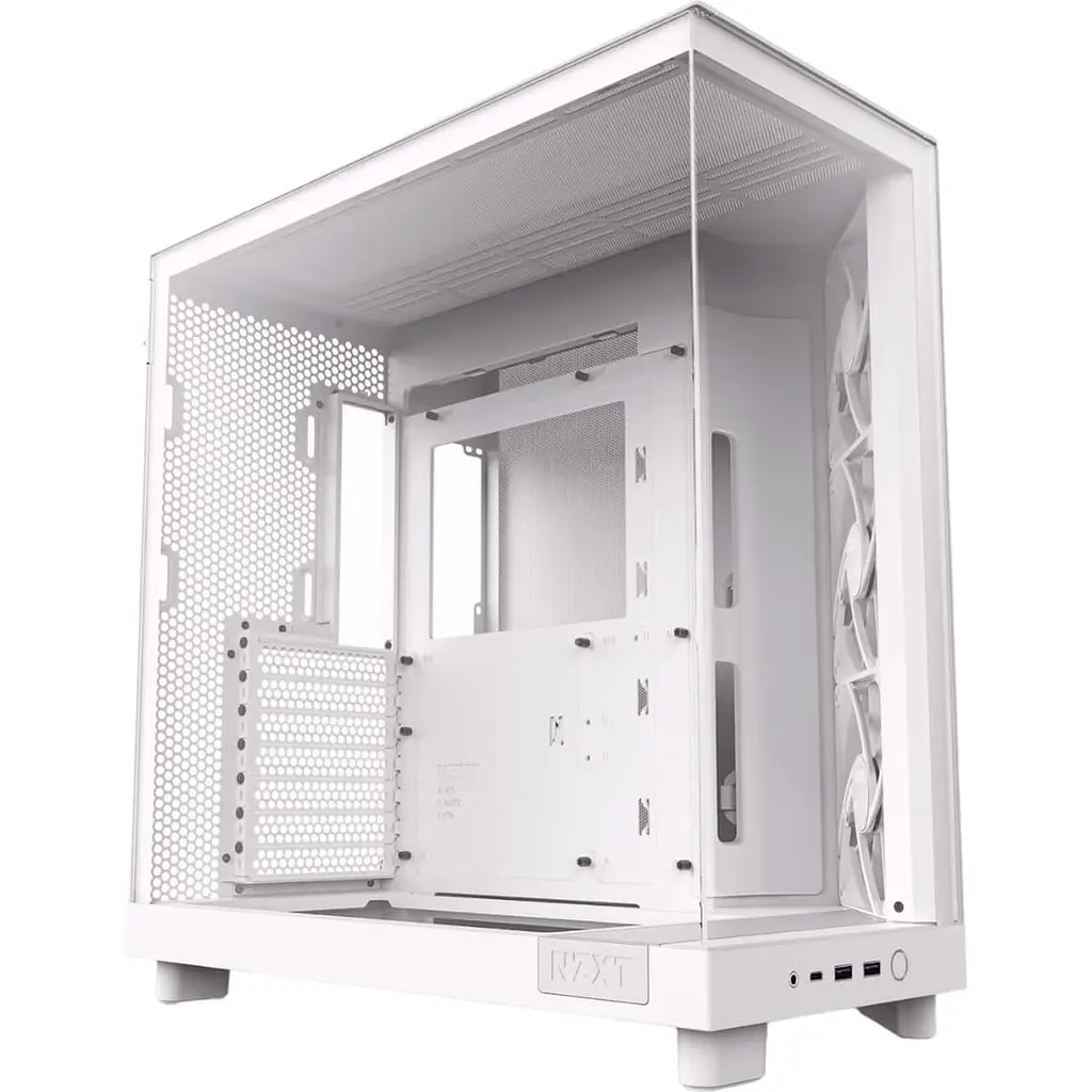 Корпус NZXT H6 Flow All white (CC-H61FW-01) Без БП Б/в - фото 2