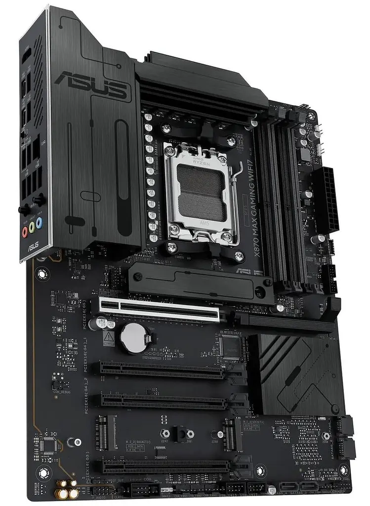 Материнська плата ASUS X870 MAX GAMING WIFI7 (X870 MAX GAMING WIFI7) (Socket AM5, AMD X870, ATX) - фото 3
