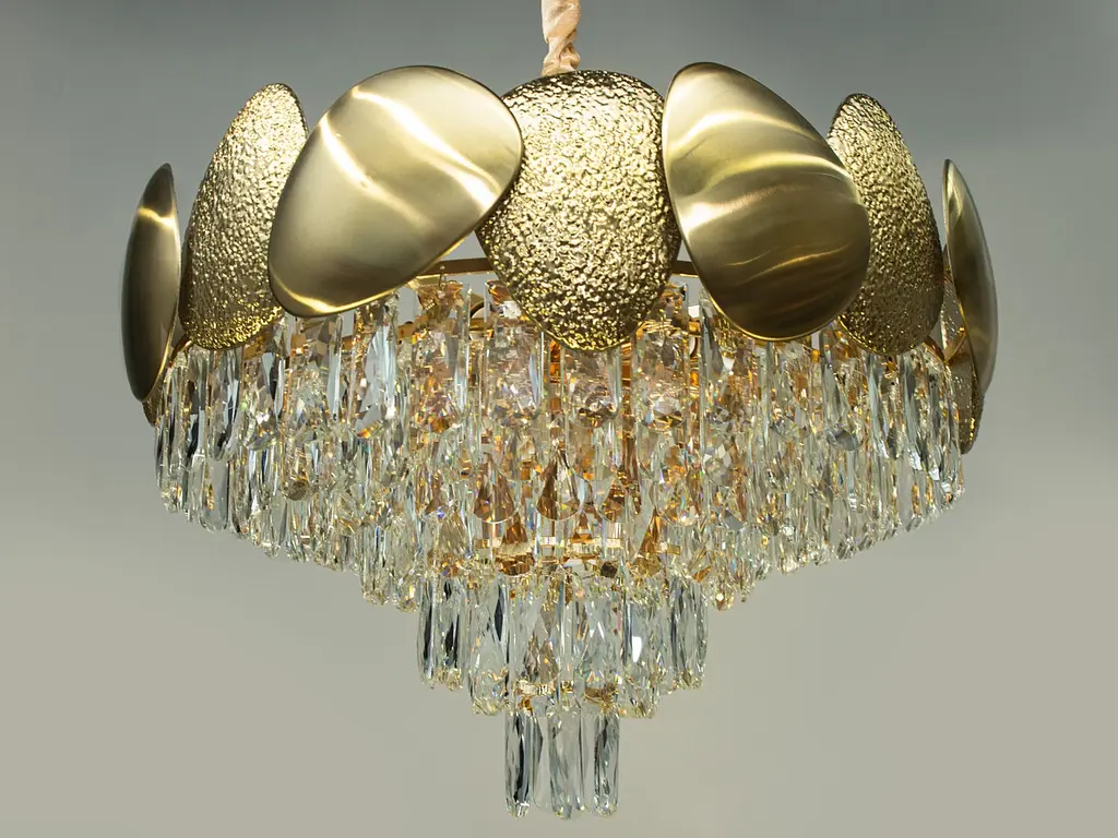 Сучасна кришталева люстра в стилі модерн Diasha 21801-500G - фото 2