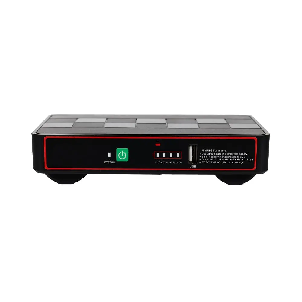 Джерело безперебійного живлення DC UPS Kraft KRF-MUPS-1812 5V/9V/12V/24V/PoE, LiFePO4 2*6Ah, для роутера і медіаконвертера (42-00109) - фото 3