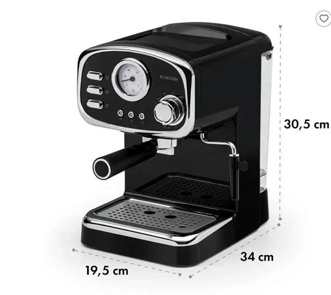 Кофеварка Klarstein Espressionata Gusto 1100W 15 бар (10033209) - фото 7