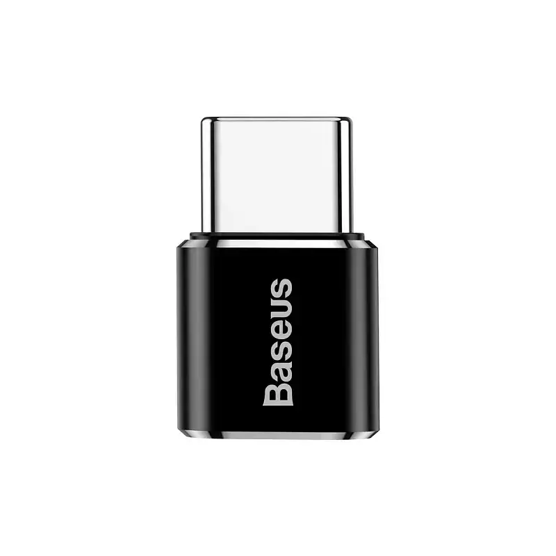 Адаптер Baseus Micro мама To Type-C тато Adapter Converter чорний - фото 3