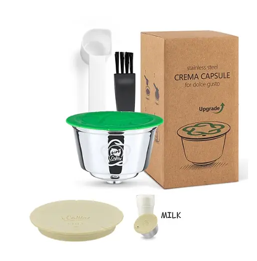 Комплект для приготовления Капучино, Латте, Мокка в кофемашине Nescafe Dolce Gusto ( Капсула + крышка) - фото 2