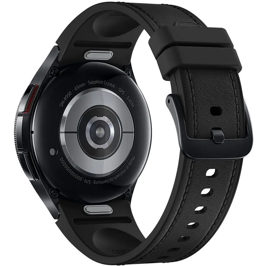 Смарт-годинник Samsung Galaxy Watch 6 Classic 43mm (R950N) Black (SM-R950NZKASEK) (Grade B) Seller Refurbished - фото 3
