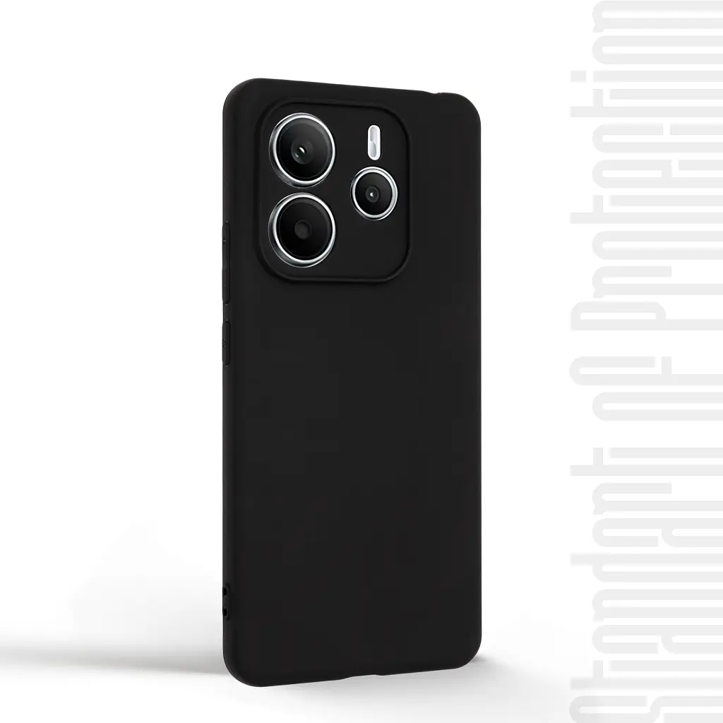 Чехол для мобильного телефона Armorstandart Matte Slim Fit Xiaomi Redmi Note 14 4G Camera cover Black (ARM79723) - фото 2