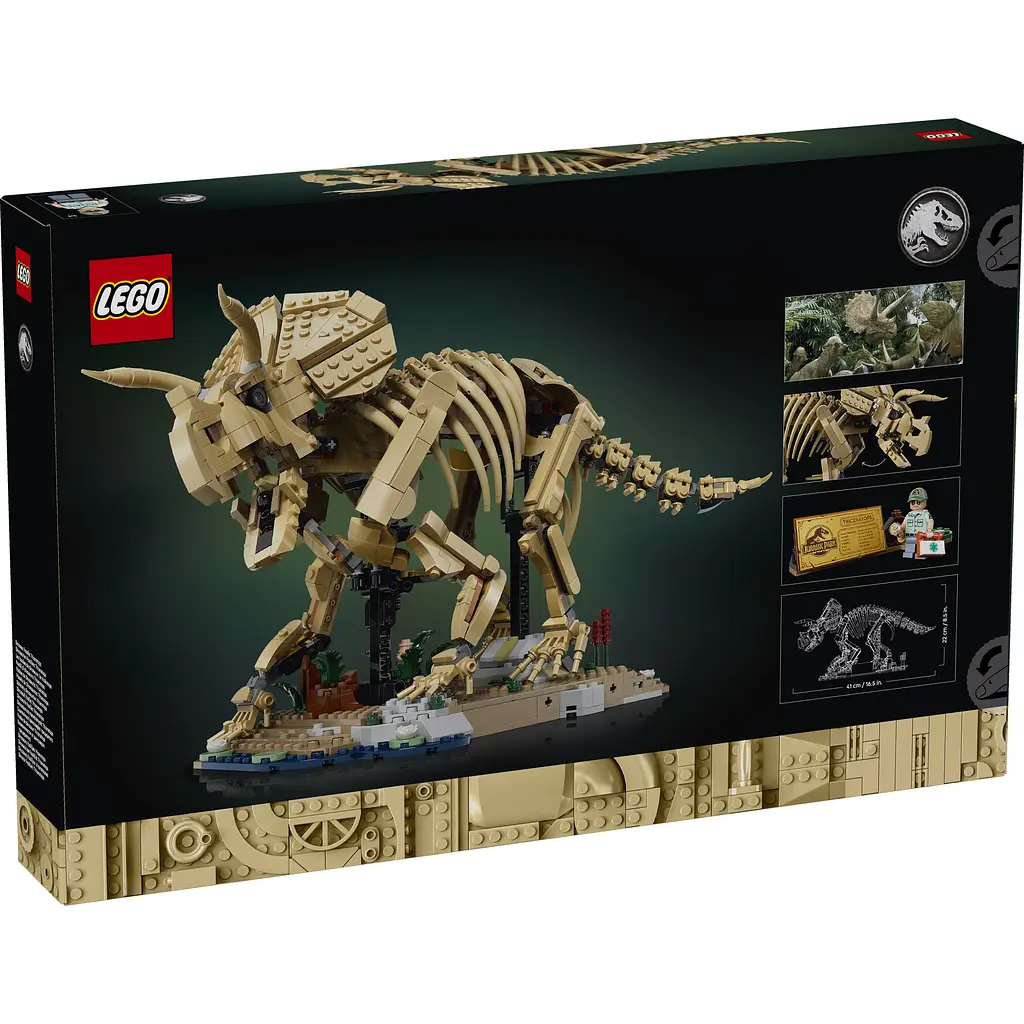 Конструктор LEGO Jurassic World Скамʼянілості динозаврів: трицератопс (77985) - фото 4