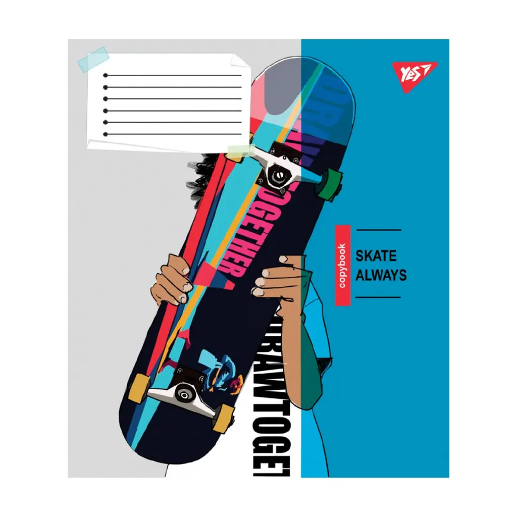 Зошит Yes Skate is always А5 60 аркушів лінія (767816), в асортименті - фото 3