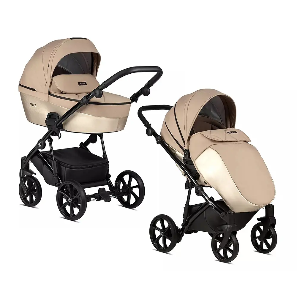 Коляска універсальна 2 в 1 Tutis Viva 4 Luxury Amber gold - фото 4