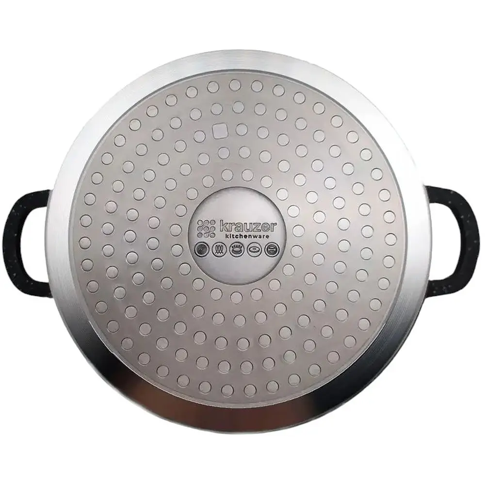 Кастрюля Krauzer кованая с крышкой 24х10.5 см 4.5 л (77080) - фото 3