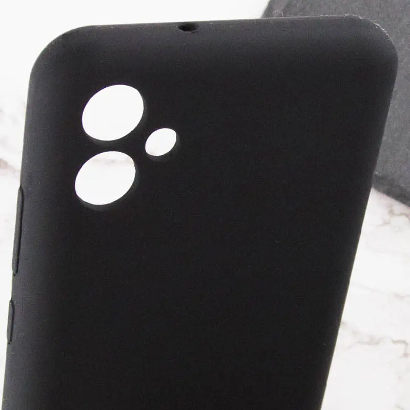 Чохол Silicone Cover Lakshmi Full Camera (AAA) для Samsung Galaxy A05 Чорний / Black - фото 6