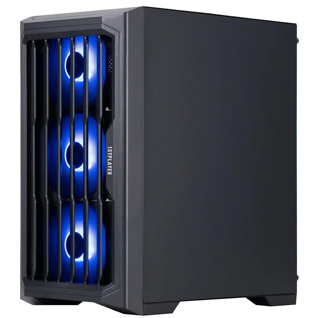 Корпус 1stPlayer H2-BK-4F7 черный без блока питания (H2-BK-4F7) - фото 7