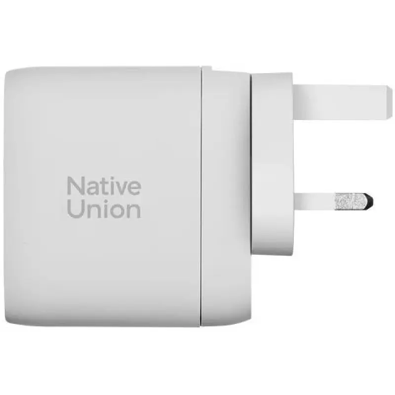 Мережевий зарядний пристрій Native Union Fast GaN Charger PD 67 Вт 3 Ports White (FAST-PD67-WHT-2CA) - фото 3