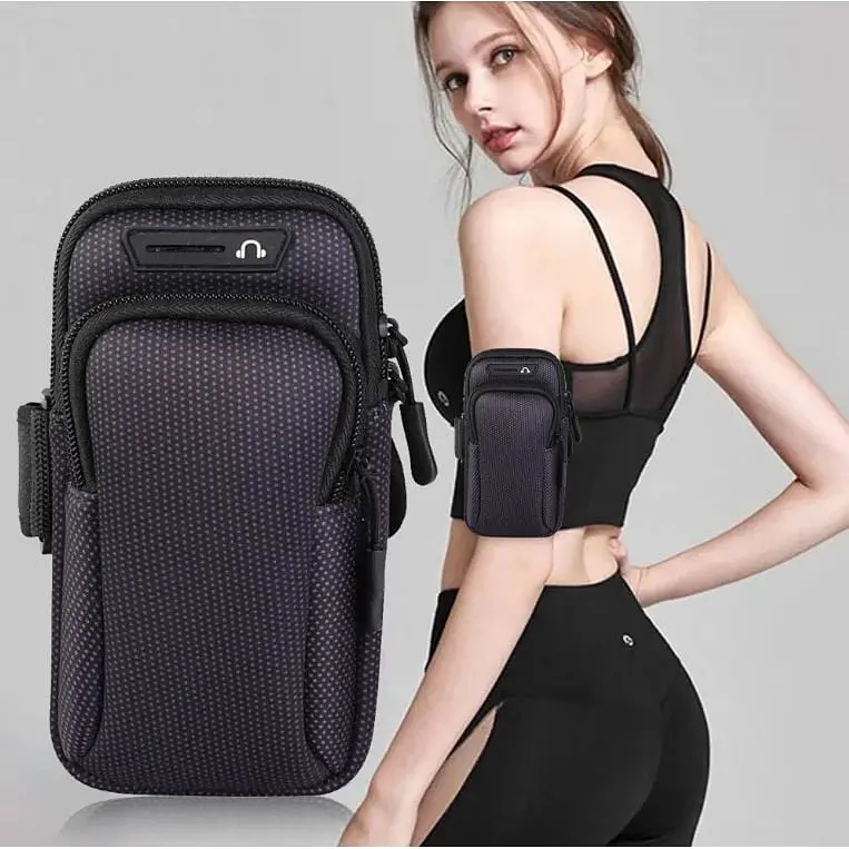 Чохол на руку Primo Sport універсальний спортивний для телефона до 6.5" Black - фото 2