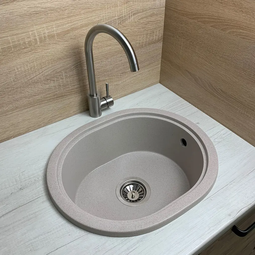 Кухонна мийка Adamant CIRCUM avena 500x425x180 мм, без крила 50 см - фото 2