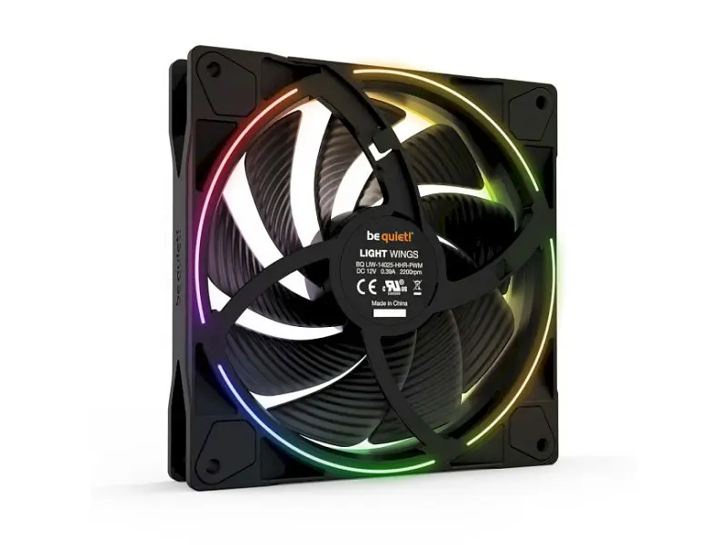 Вентилятор для корпусу Be quiet! Light Wings 140mm PWM High-Speed 3 pack (BL079) - фото 3