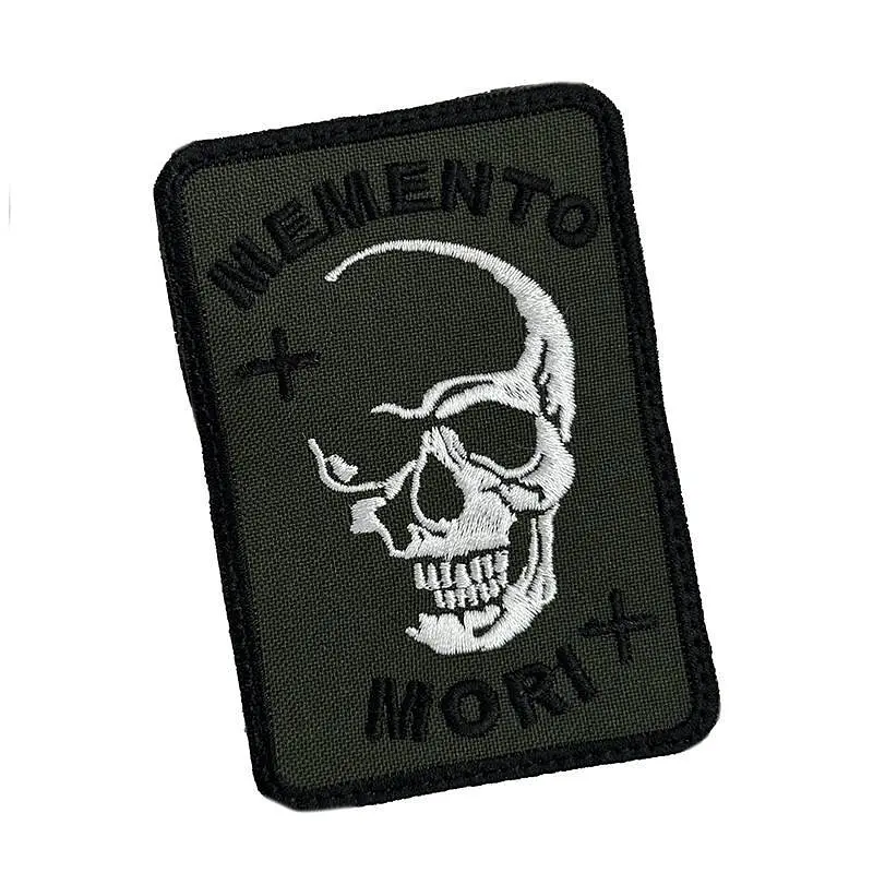 Шеврон на липучках MEMENTO MORI ВСУ (ЗСУ) 20222548 12923 9х6 см - фото 2