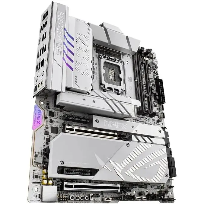 Материнська плата Asus ROG Maximus Z890 APEX s1851 Z890 2xDDR5 M.2 Thunderbolt DP Wi-Fi BT ATX білий - фото 9