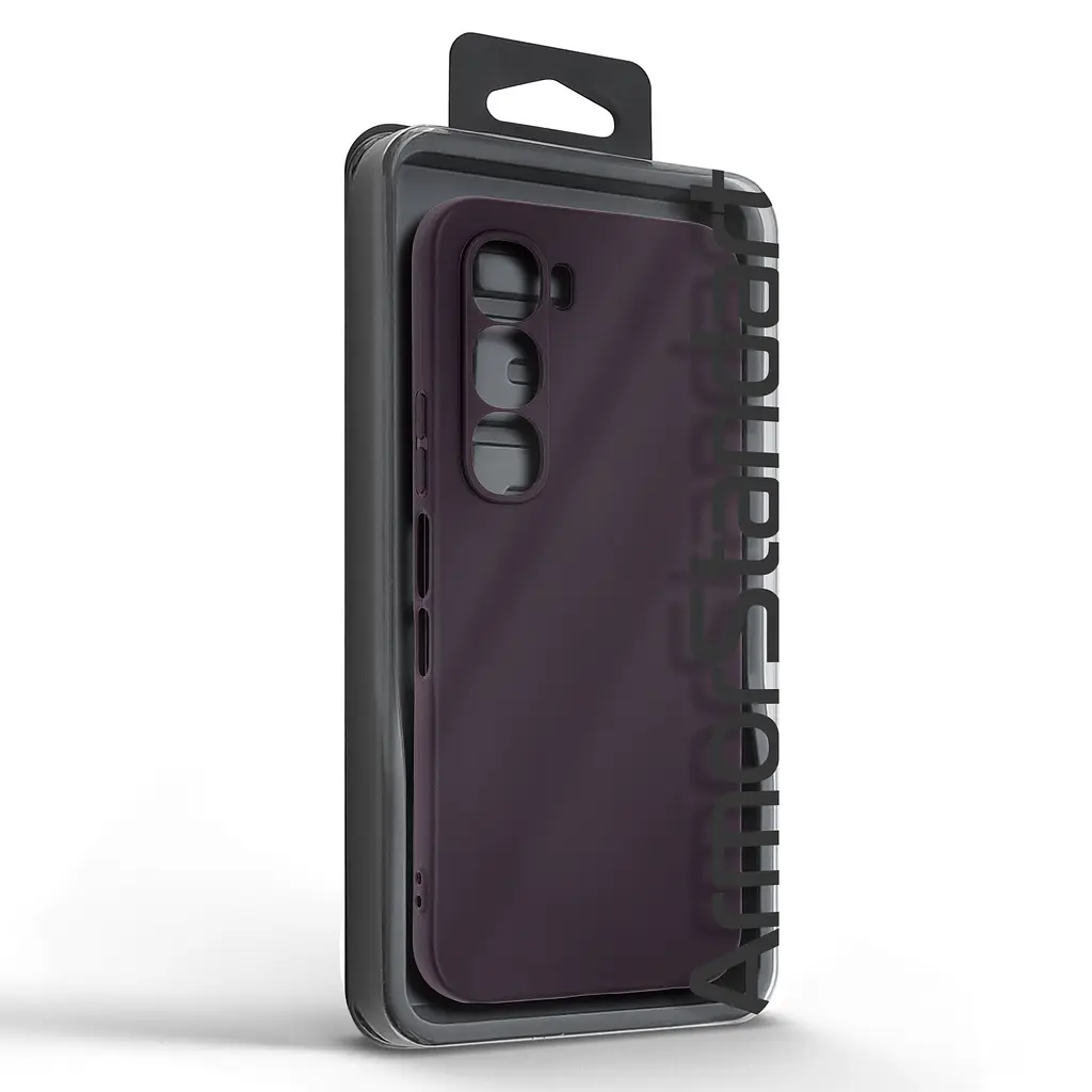 Чехол-накладка для смартфона Infinix Hot 60 Pro 4G противоударный, силиконовый, термополиуретановый (ТПУ), с защитой камеры и корпуса, черный, защита всего корпуса, ArmorStandart (ARM88680) - фото 5