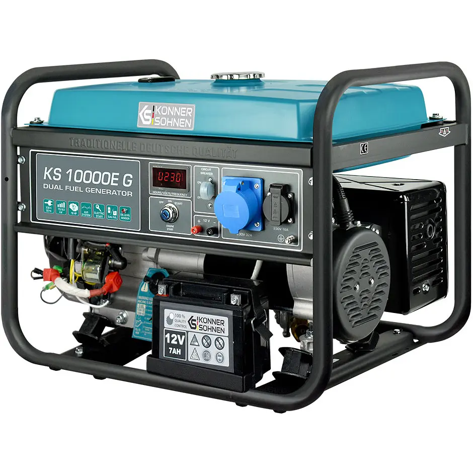 Генератор газово-бензиновий Konner&Sohnen KS 10000E G [117103] - фото 3