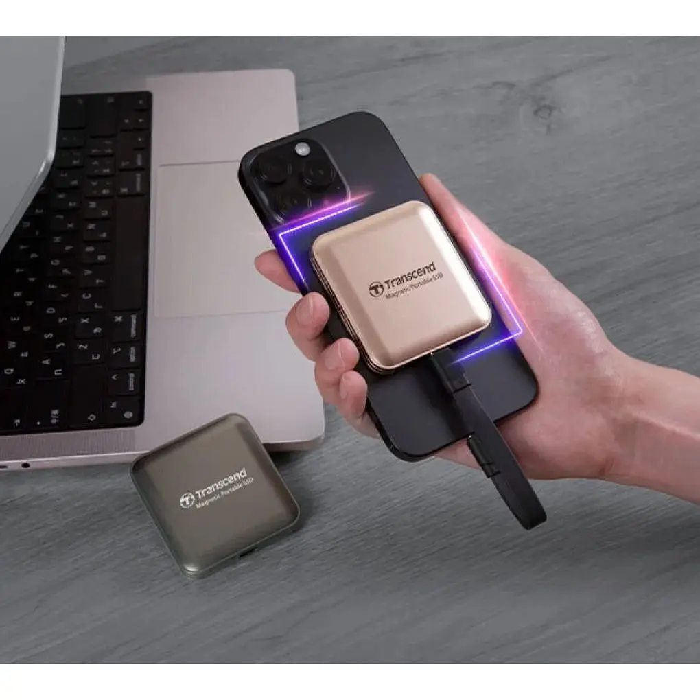 Зовнішній SSD накопичувач Transcend ESD420 1TB Champagne Gold (TS1TESD420G) [155550] - фото 3