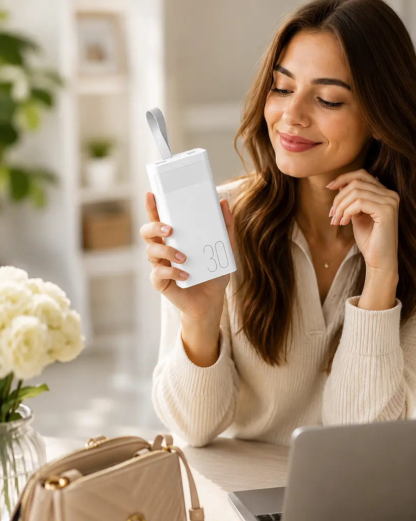 Портативний зарядний power bank REMAX RPP-320 / Повербанк 30000mAh / Павербанк 22.5W швидка зарядка - фото 2