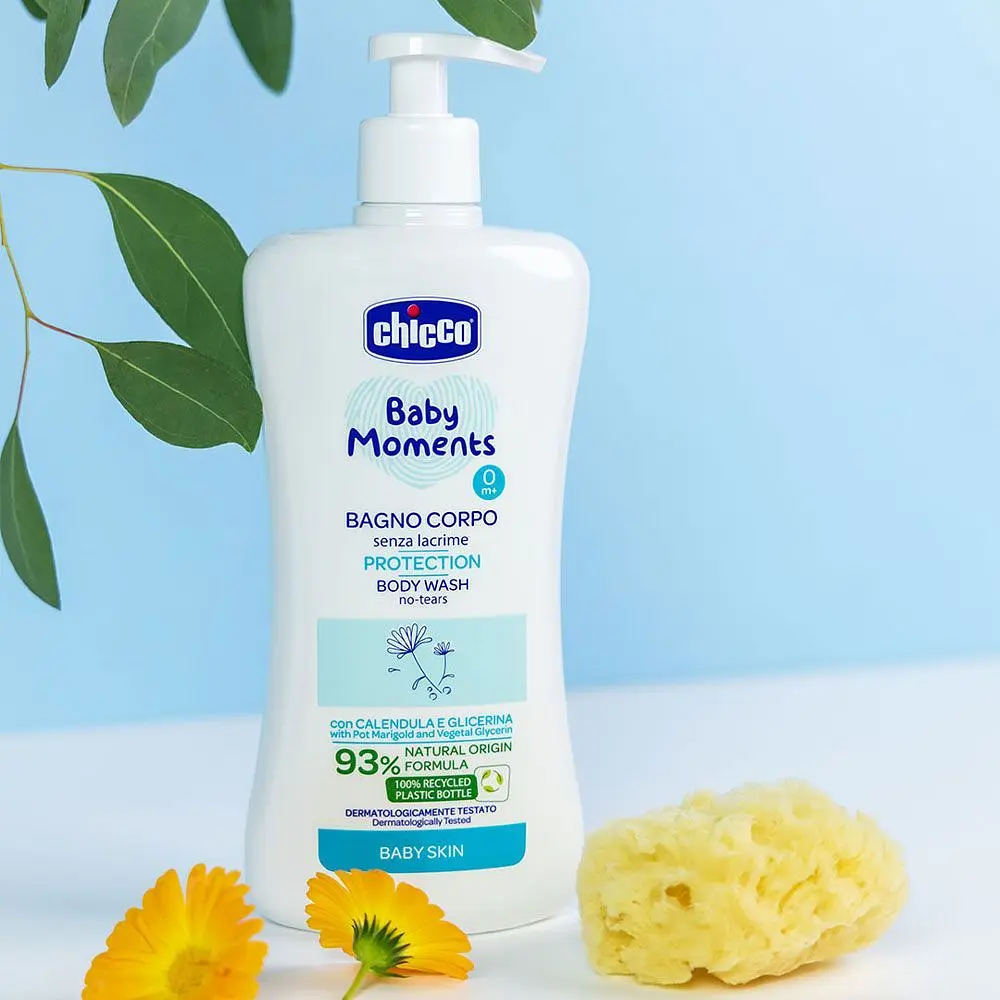 Гель для купання Chicco Baby Moments Без сліз з календулою 750 мл (10581.00) - фото 2
