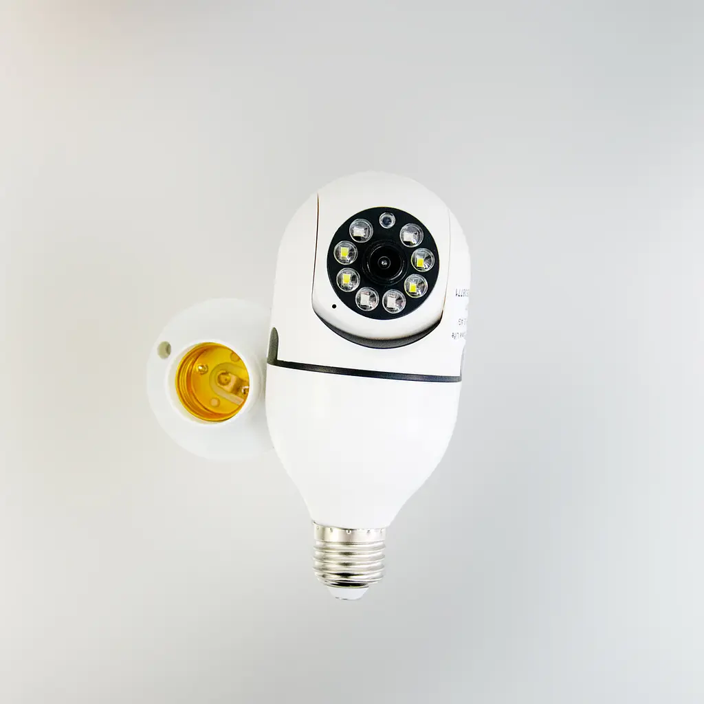 Панорамна камера у вигляді лампочки камера зовнішнього спостереження WiFi Camera 360 ° 2MP E27 - фото 6