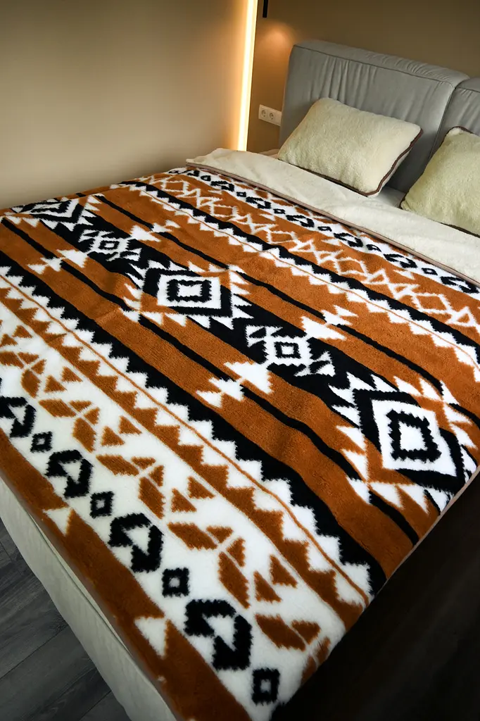 Ковдра з овечої вовни 1.80х2.00 (1303-4-1) - фото 5