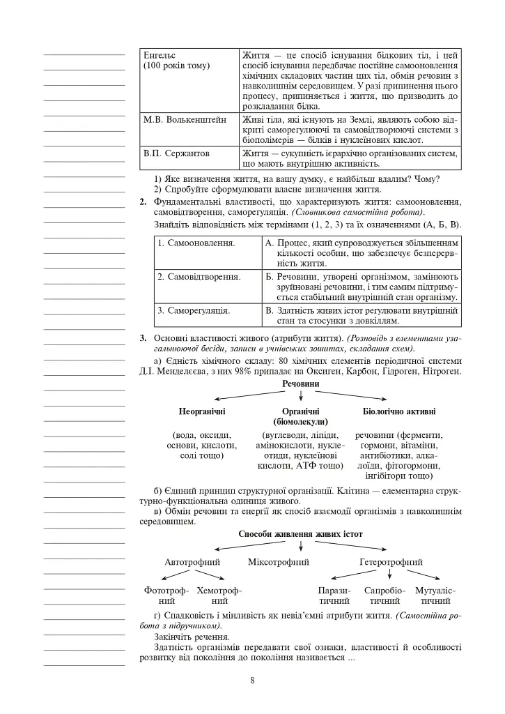 Вивчення біології. 10 клас. Конспекти уроків - Іванна Олійник - фото 9