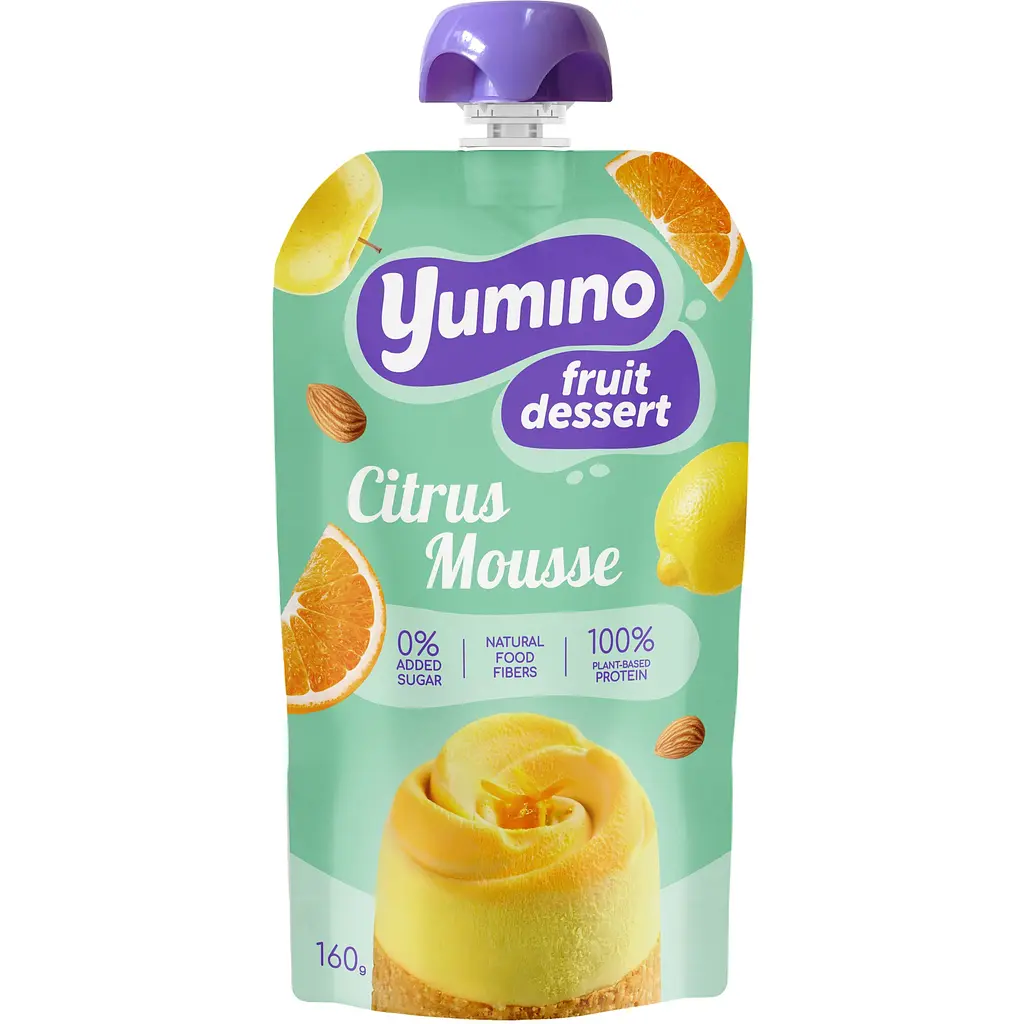 Фруктовий десерт Yumino Citrus Mousse 160 г  - фото 2