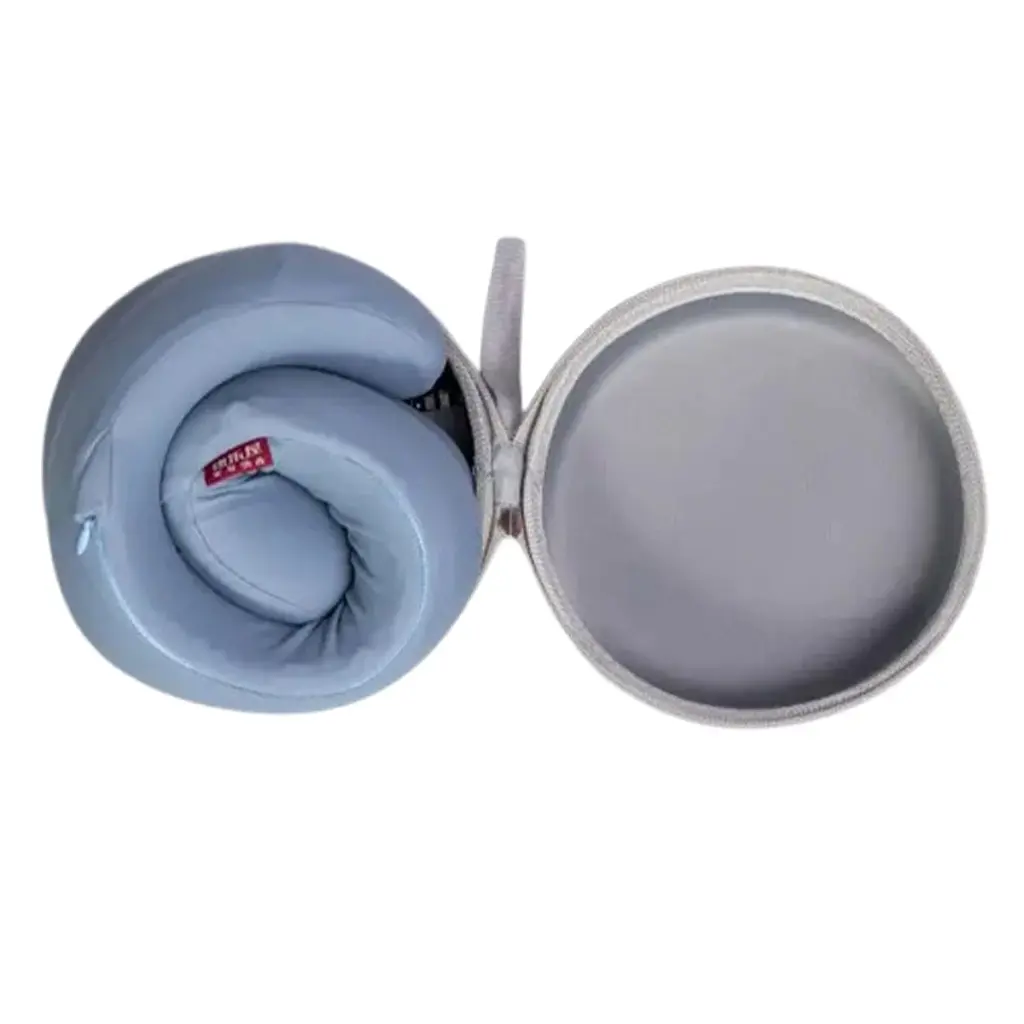 Подушка для шиї Yiwu U-подібна Memory Foam 22х20х11 см блакитна - фото 5