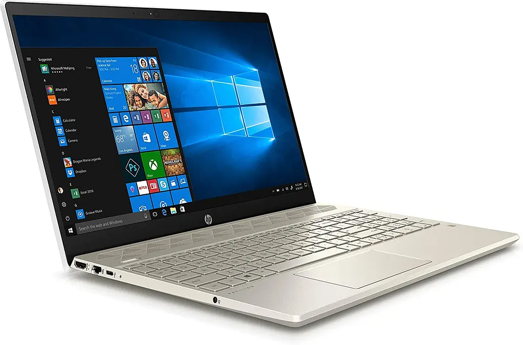 Ноутбук HP Pavilion 15-eh1061ua 15.6FHD IPS AG/AMD R5 5500U/16/512F/int/DOS/Gold (422L3EA) - фото 2
