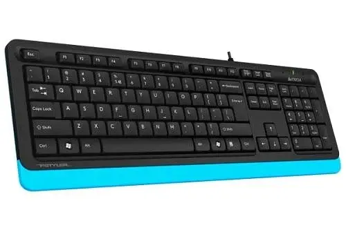 Клавіатура FK10 "Fstyler", Black/Blue A4Tech teh0020597 - фото 3